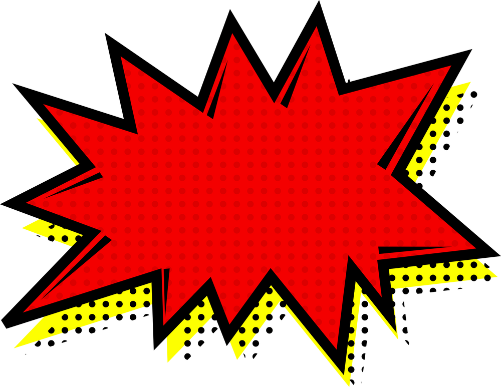 Comic Book  Explosion